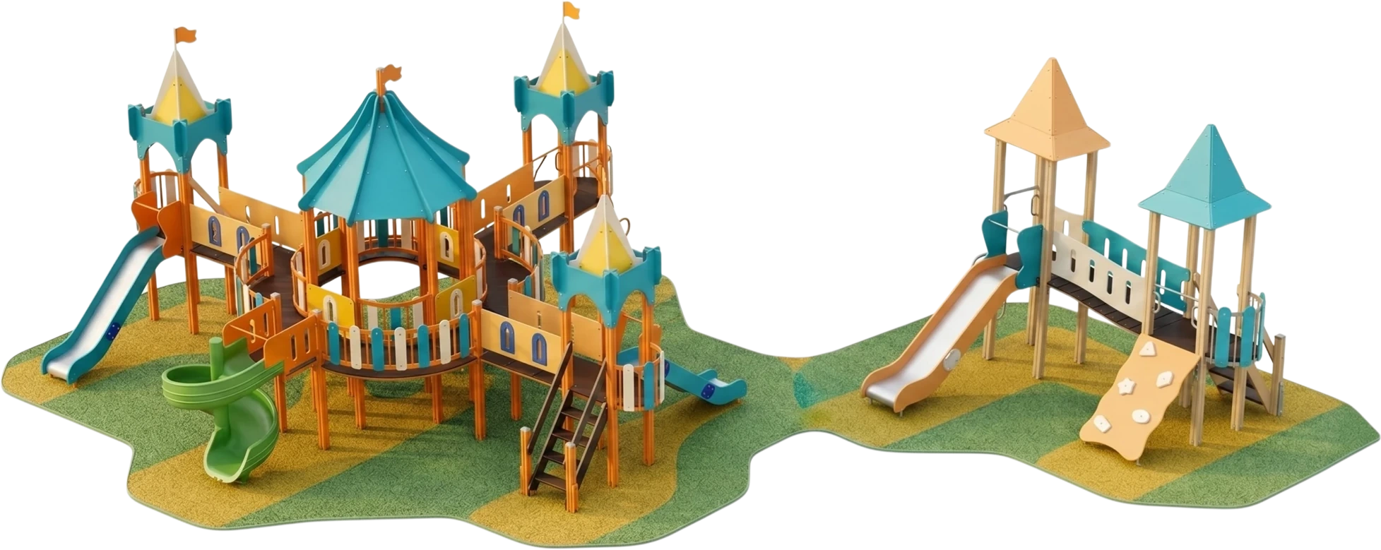 Деревянные игровые комплексы