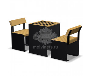 006330 Тип 3 - Игровой стол со скамьями со спинками